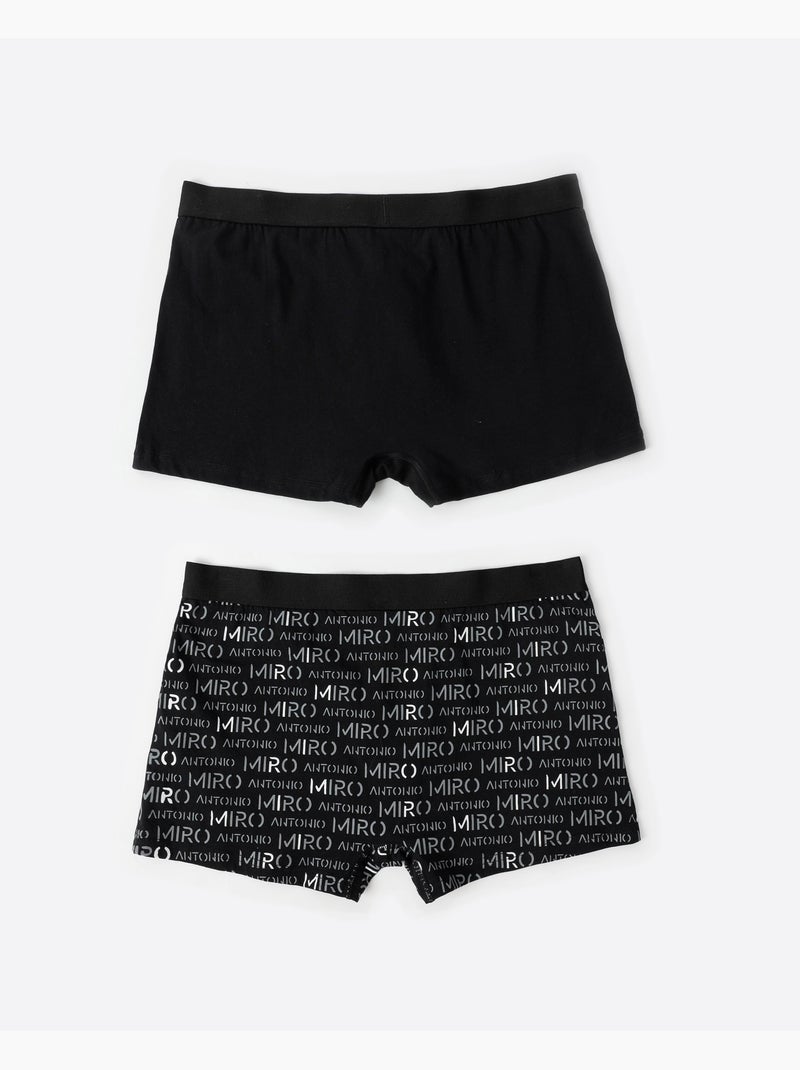 ANTONIO MIRO Calzoncillo/Boxer Letters para Hombre, (Caja de 2 unidades) Multicolor - Kiabi
