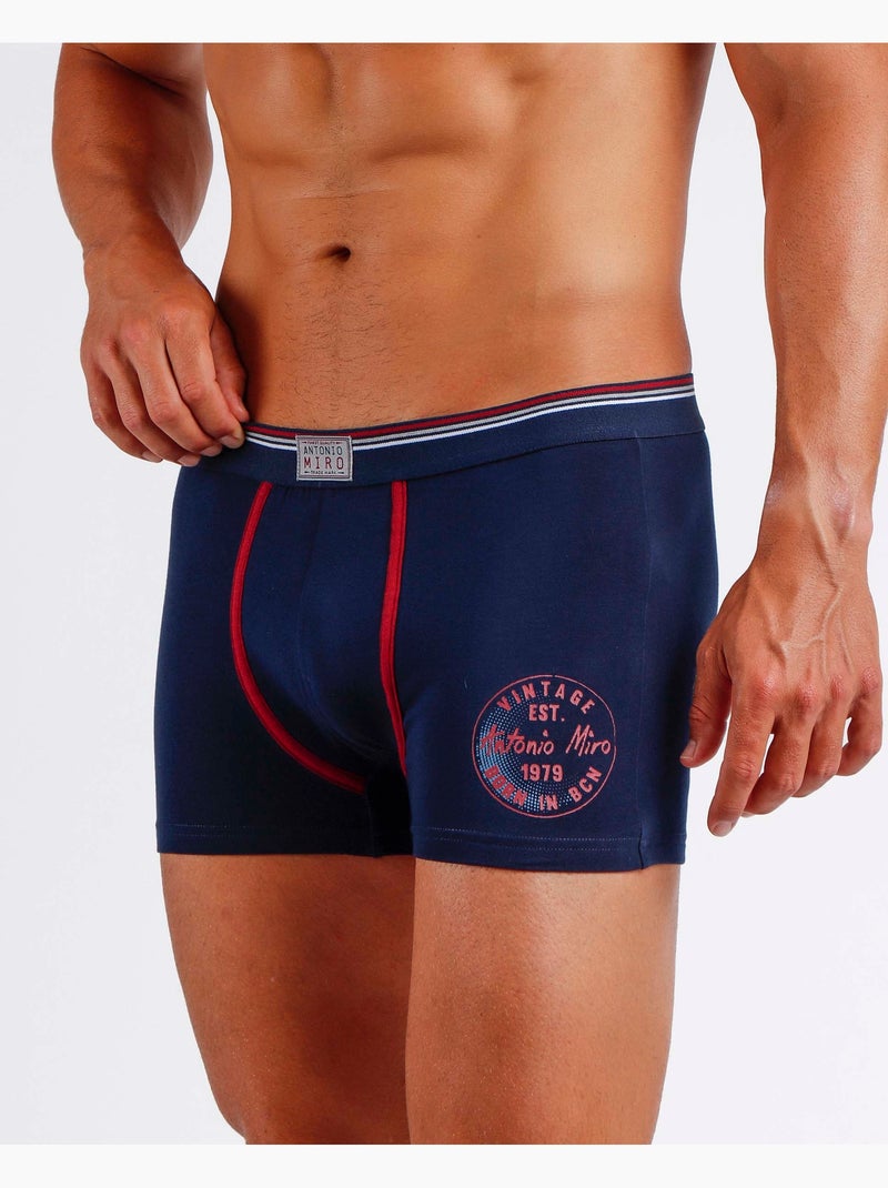 ANTONIO MIRO Calzoncillo/Bóxer Stamp para Hombre, (Caja de 2 unidades) Multicolor - Kiabi