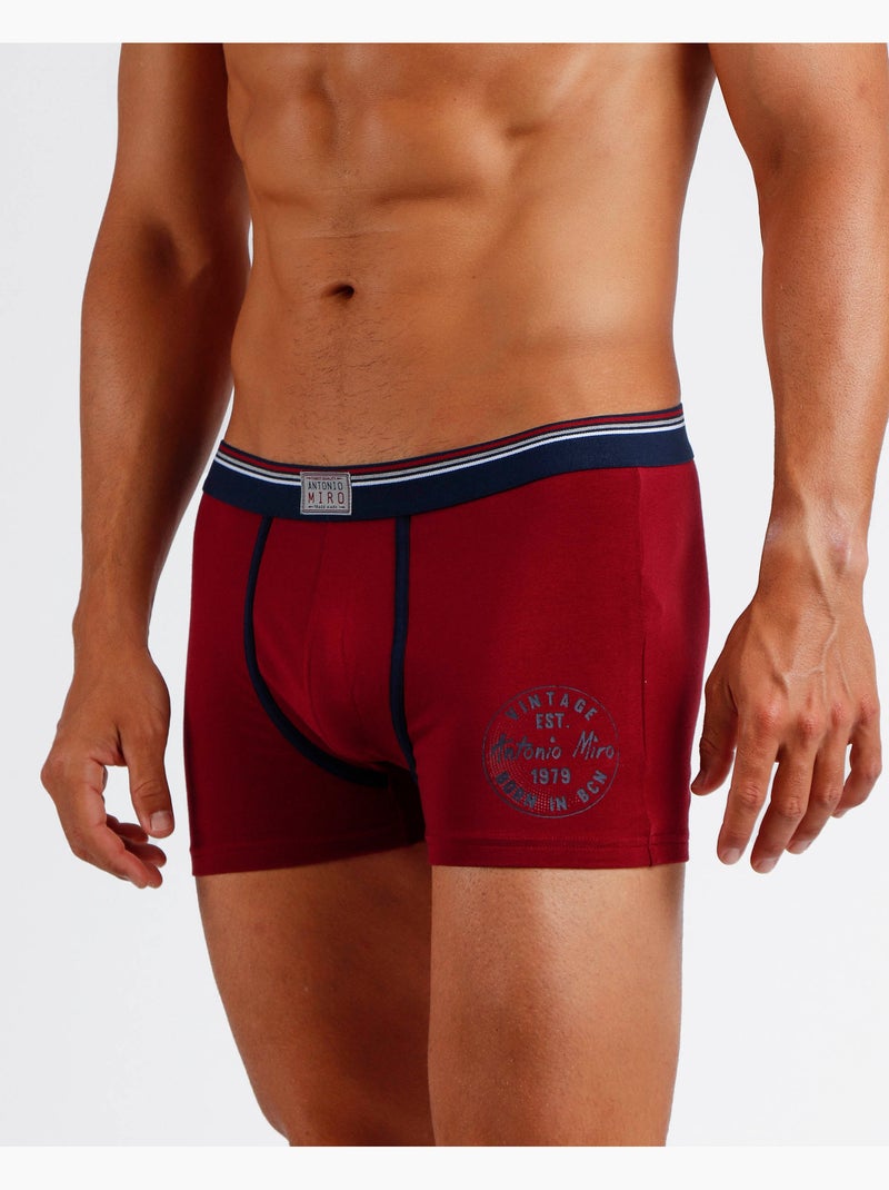 ANTONIO MIRO Calzoncillo/Bóxer Stamp para Hombre, (Caja de 2 unidades) Multicolor - Kiabi