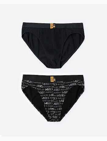 ANTONIO MIRO Calzoncillo/Slip Letters para Hombre, (Caja de 2 unidades)