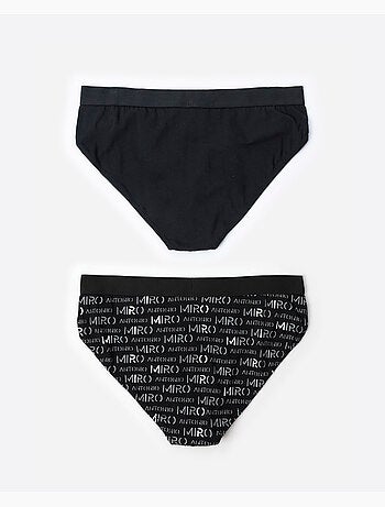 ANTONIO MIRO Calzoncillo/Slip Letters para Hombre, (Caja de 2 unidades)