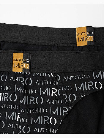 ANTONIO MIRO Calzoncillo/Slip Letters para Hombre, (Caja de 2 unidades)