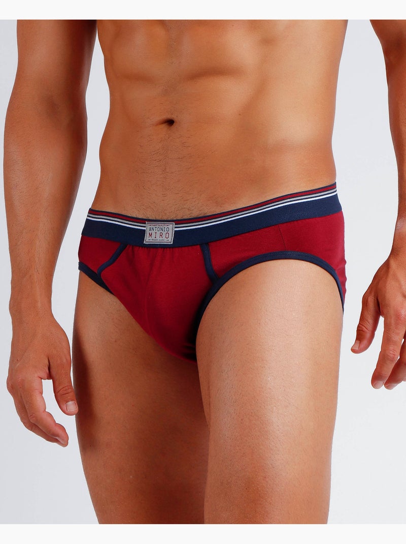 ANTONIO MIRO Calzoncillo/Slip Stamp para Hombre, (Caja de 2 unidades) Multicolor - Kiabi