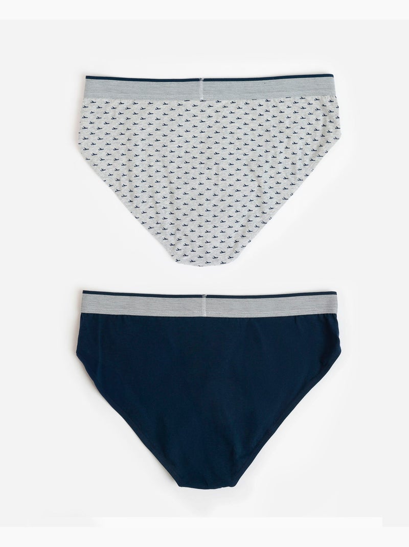 ANTONIO MIRO Calzoncillo/Slip Travel para Hombre, (Caja de 2 unidades) Multicolor - Kiabi