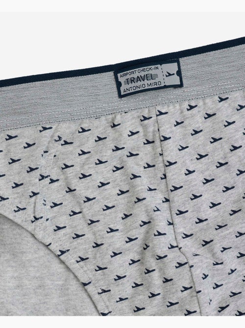 ANTONIO MIRO Calzoncillo/Slip Travel para Hombre, (Caja de 2 unidades) - Kiabi ANTONIO MIRO Calzoncillo/Slip Travel para Hombre, (Caja de 2 unidades) - Kiabi