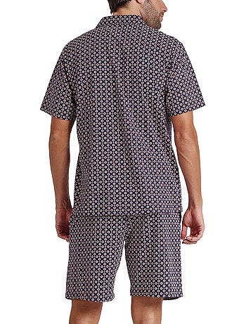ANTONIO MIRO Pijama Abierto Manga Corta Panot para Hombre