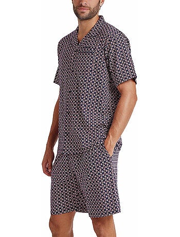 ANTONIO MIRO Pijama Abierto Manga Corta Panot para Hombre