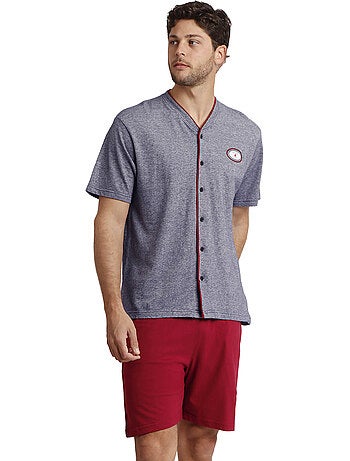 ANTONIO MIRO Pijama Abierto Manga Corta Sailing para Hombre