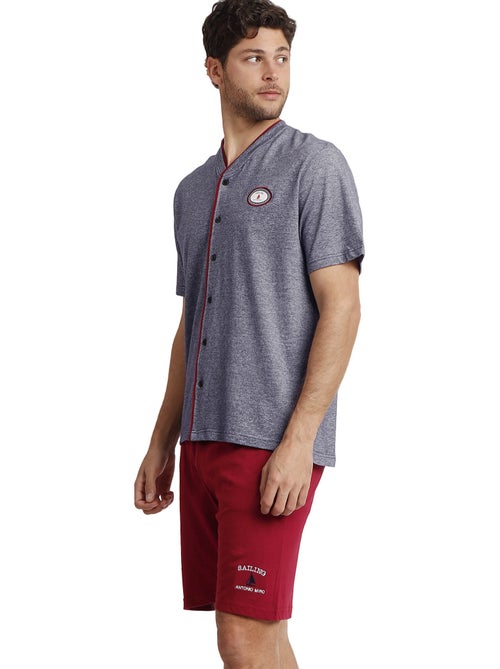 ANTONIO MIRO Pijama Abierto Manga Corta Sailing para Hombre - Kiabi