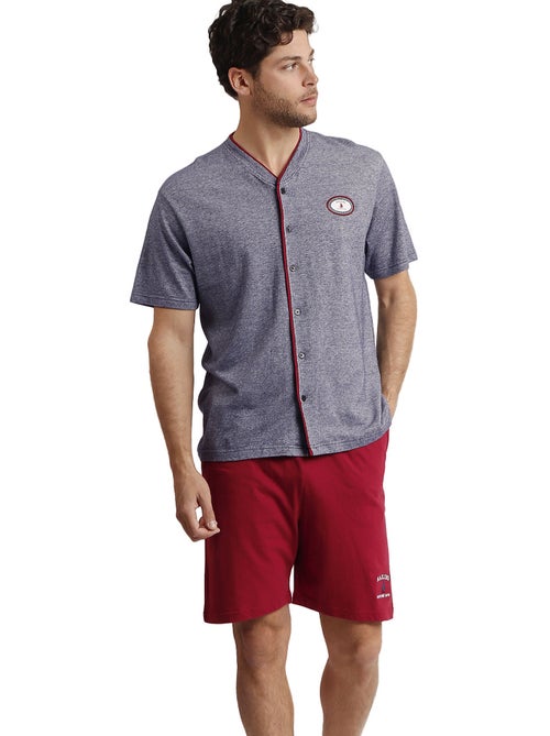 ANTONIO MIRO Pijama Abierto Manga Corta Sailing para Hombre - Kiabi