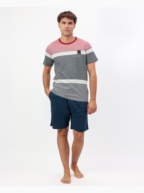 ANTONIO MIRO Pijama Manga Corta Anchor para Hombre - Kiabi