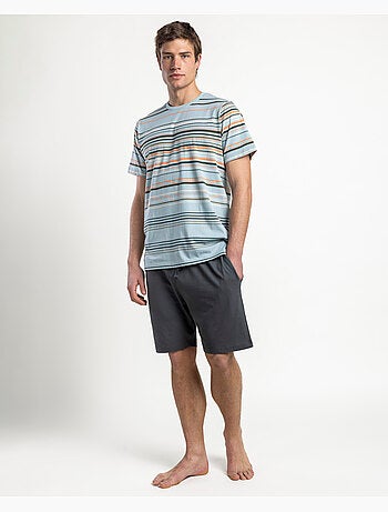 ANTONIO MIRO Pijama Manga Corta Stripes Automobile para Hombre