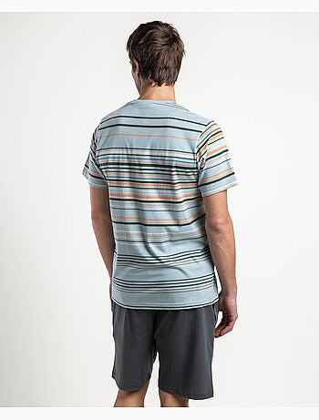 ANTONIO MIRO Pijama Manga Corta Stripes Automobile para Hombre