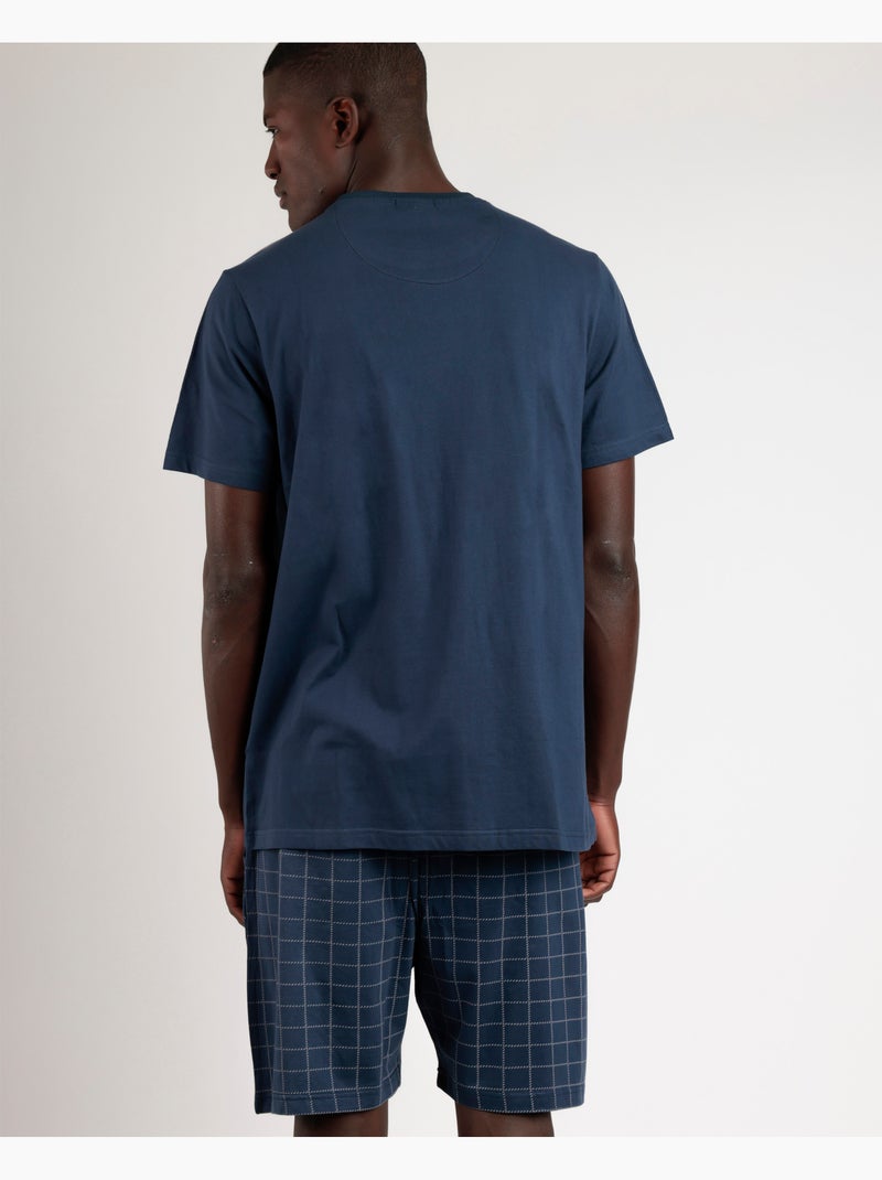 ANTONIO MIRO Pijama Manga Corta Travel 24 para Hombre Azul - Kiabi