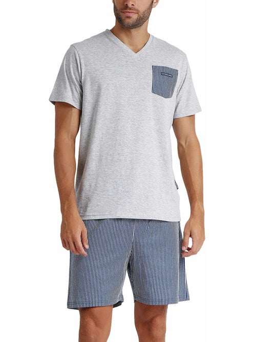 ANTONIO MIRO Pijama Manga Corta Travel para Hombre - Kiabi