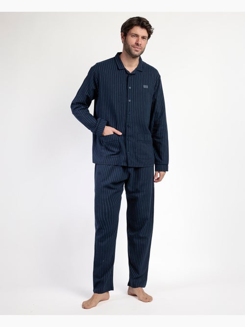 ANTONIO MIRO Pijama Manga Larga Abierto Miro Stripes para Hombre - Kiabi