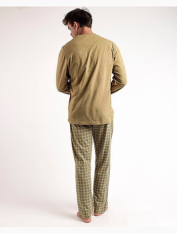 ANTONIO MIRO Pijama Manga Larga Caferacer para Hombre