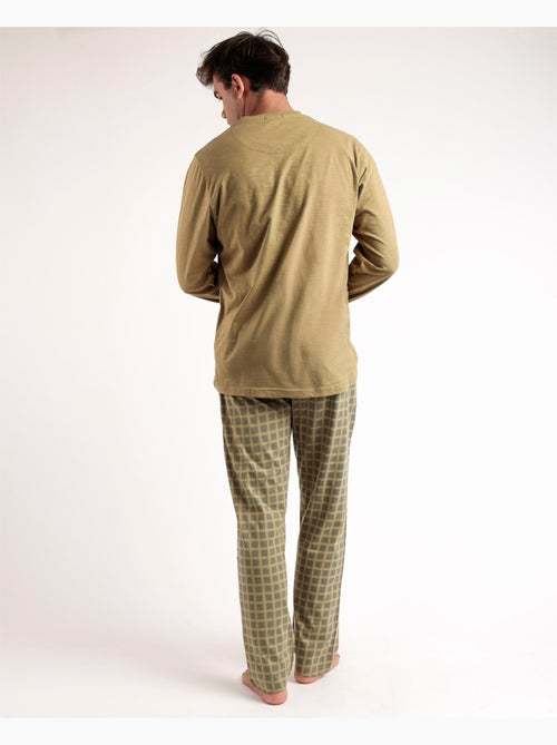 ANTONIO MIRO Pijama Manga Larga Caferacer para Hombre - Kiabi ANTONIO MIRO Pijama Manga Larga Caferacer para Hombre - Kiabi