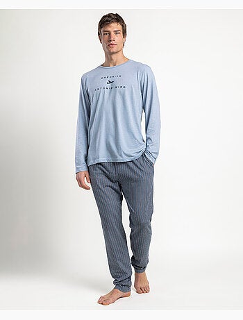 ANTONIO MIRO Pijama Manga Larga Checkin para Hombre