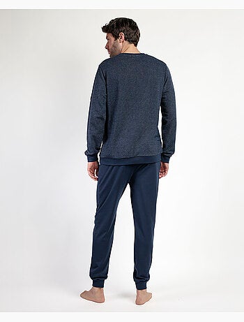 ANTONIO MIRO Pijama Manga Larga Felpa Ridge para Hombre