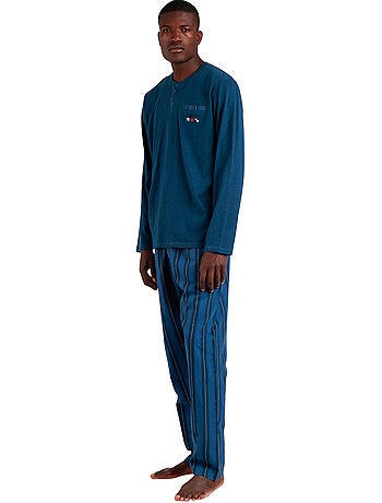 ANTONIO MIRO Pijama Manga Larga Marine Flags para Hombre