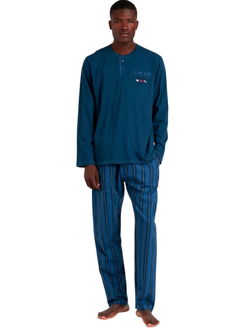 ANTONIO MIRO Pijama Manga Larga Marine Flags para Hombre - Kiabi ANTONIO MIRO Pijama Manga Larga Marine Flags para Hombre - Kiabi