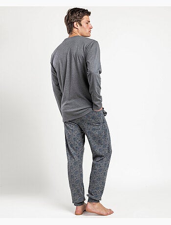 ANTONIO MIRO Pijama Manga Larga Paisley para Hombre