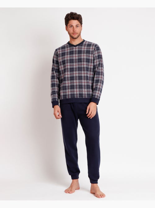 ANTONIO MIRO Pijama Manga Larga Sober para Hombre - Kiabi ANTONIO MIRO Pijama Manga Larga Sober para Hombre - Kiabi