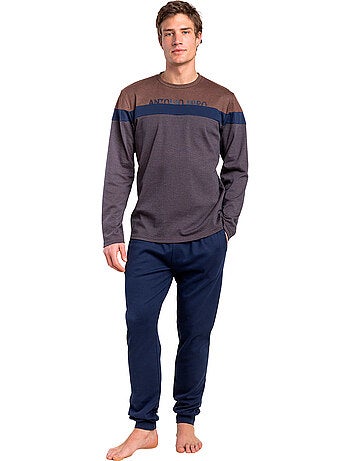 ANTONIO MIRO Pijama Manga Larga Stripes Dapper para Hombre