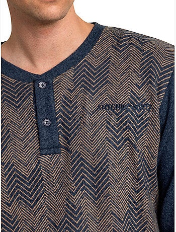 ANTONIO MIRO Pijama Manga Larga Tapeta Dapper para Hombre