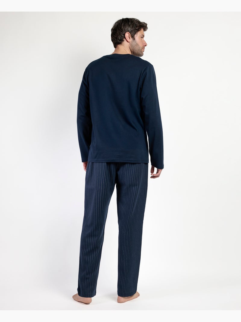 ANTONIO MIRO Pijama Manga Larga Tapeta Miro Stripes para Hombre Azul marino - Kiabi