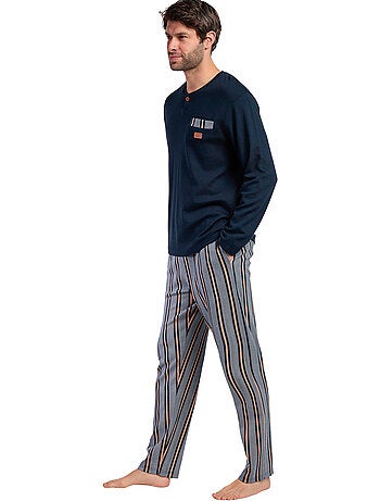 ANTONIO MIRO Pijama Manga Larga Tapeta Pointe para Hombre