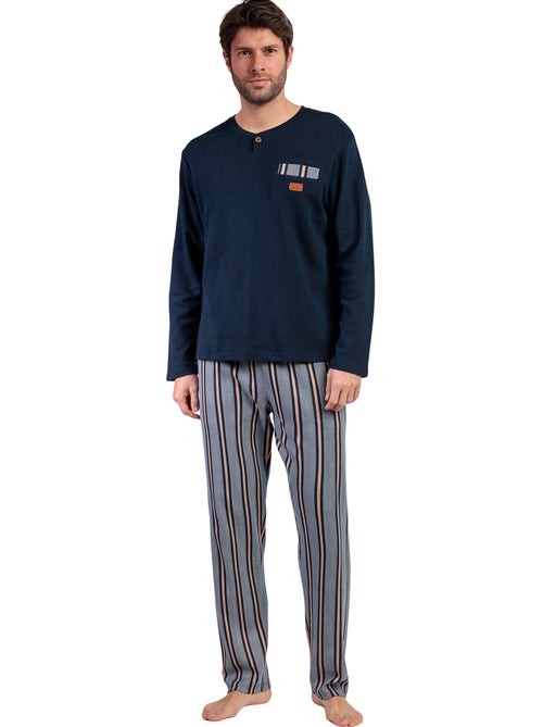 ANTONIO MIRO Pijama Manga Larga Tapeta Pointe para Hombre - Kiabi