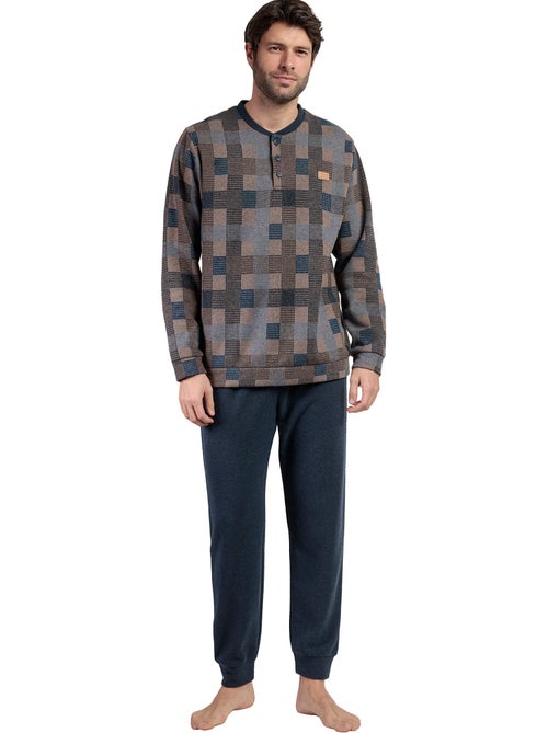 ANTONIO MIRO Pijama Manga Larga Tapeta Rectangles para Hombre - Kiabi