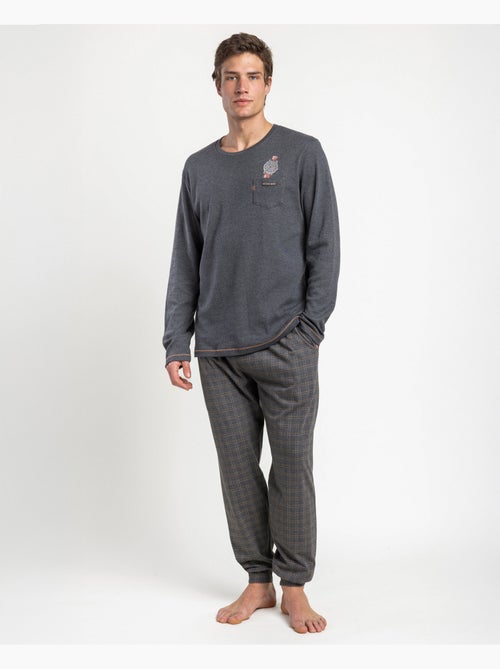 ANTONIO MIRO Pijama Manga Larga Watch para Hombre - Kiabi ANTONIO MIRO Pijama Manga Larga Watch para Hombre - Kiabi