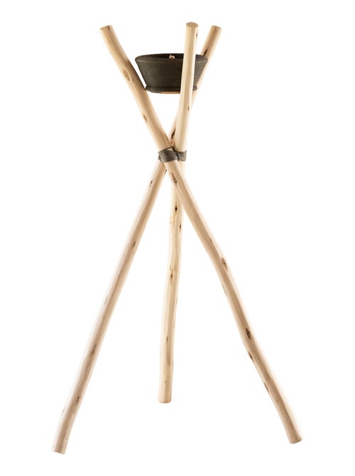 Antorcha grande de exterior con vela - Kiabi