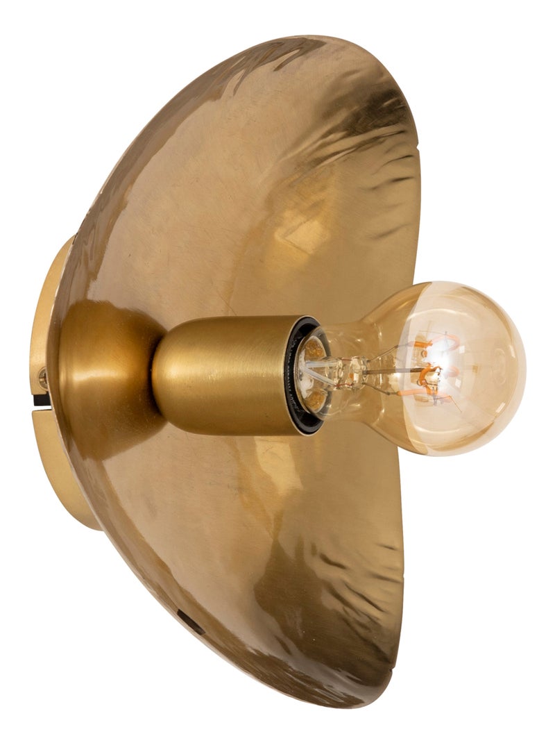 Aplique de metal efecto latón martillado Dorado/Oro - Kiabi