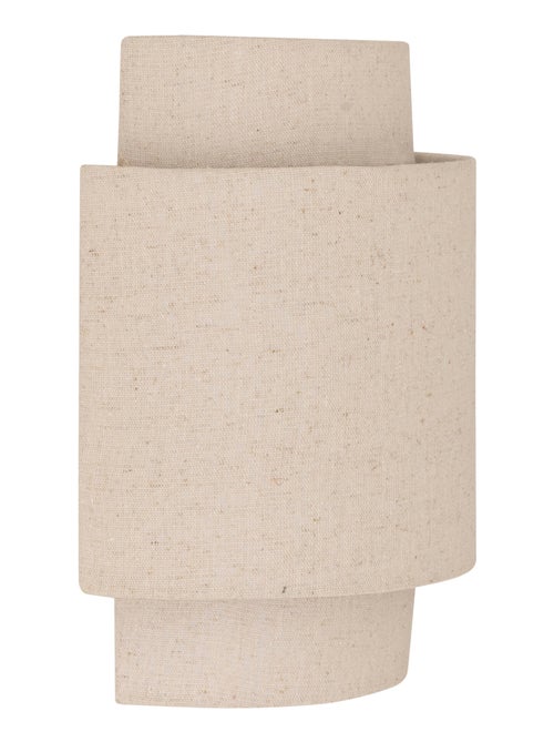 Aplique de pared de lino con estructura de acero - Kiabi