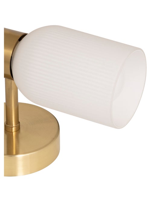 Aplique de pared doble de vidrio estriado - Kiabi