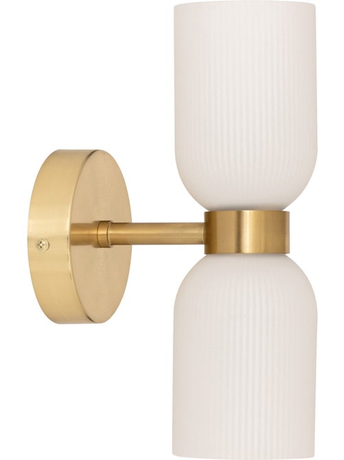 Aplique doble de cristal estriado - Kiabi Aplique doble de cristal estriado - Kiabi