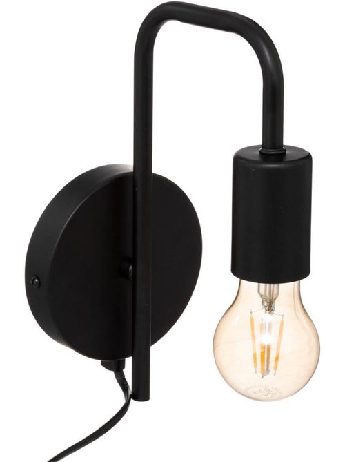 Aplique keli metal negro d12cm - Kiabi