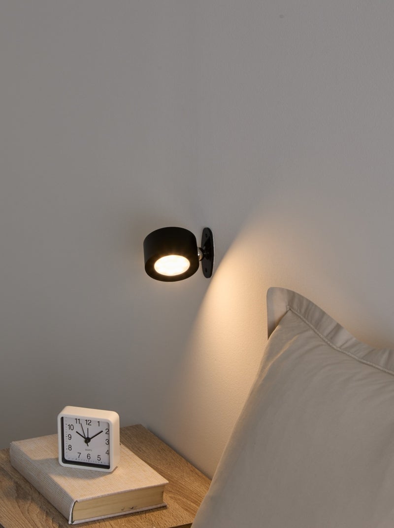 Aplique LED recargable de intensidad regulable Negro - Kiabi