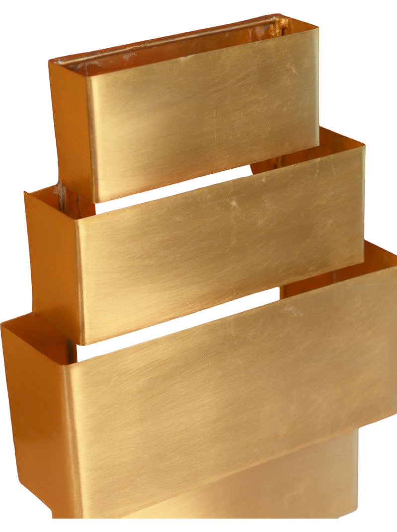 Aplique rectangular de latón Dorado/Oro - Kiabi