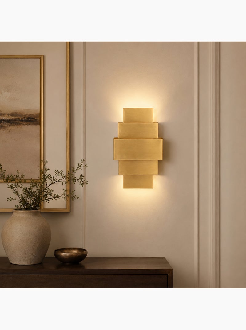 Aplique rectangular de latón Dorado/Oro - Kiabi