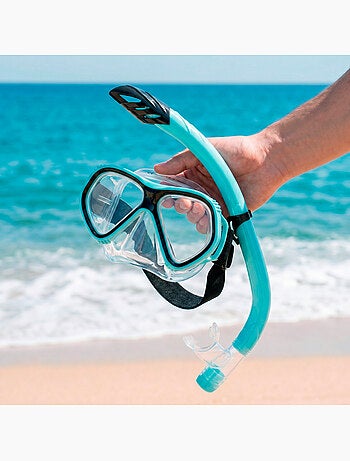 Aqua sport set mascara cristal con tubo silicona +12 años