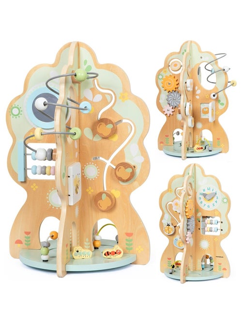 Árbol educativo Montessori madera juegos inicio Mamabrum - Kiabi