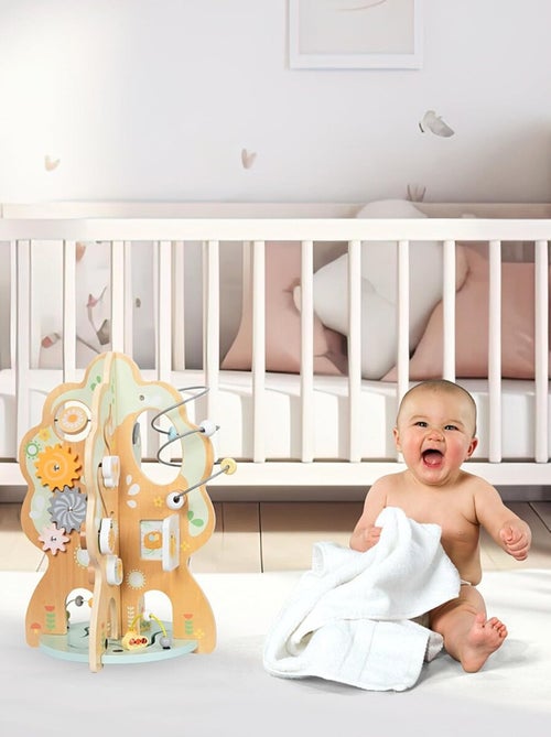 Árbol educativo Montessori madera juegos inicio Mamabrum - Kiabi