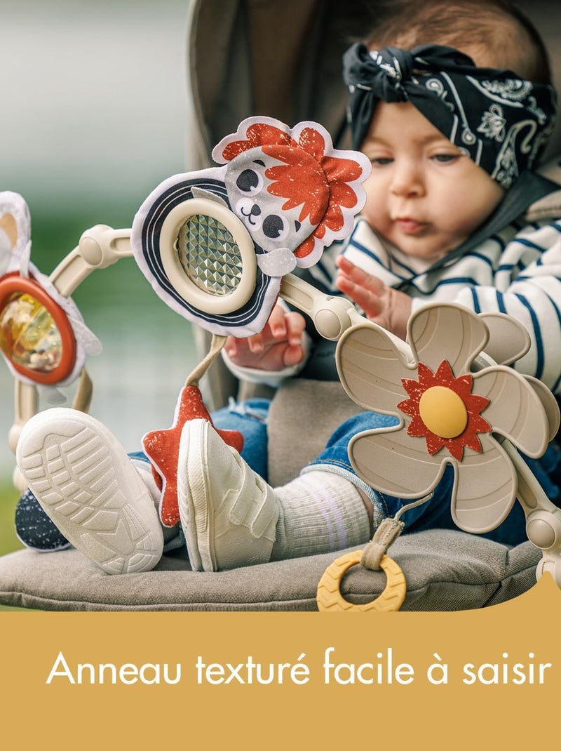 Arco de actividades para cochecito Tiny Rocker Beige - Kiabi