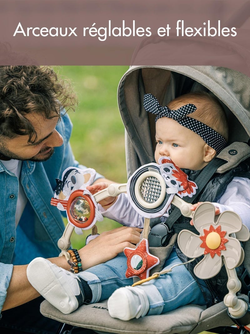 Arco de actividades para cochecito Tiny Rocker Beige - Kiabi