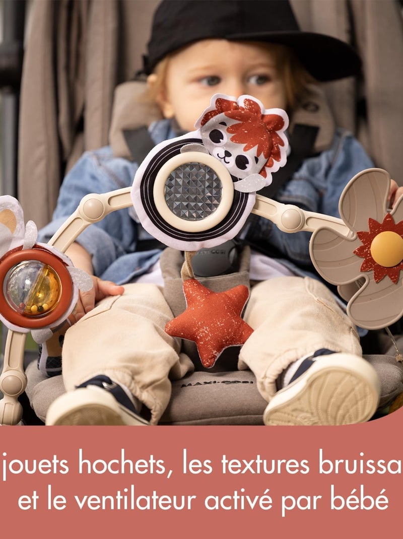 Arco de actividades para cochecito Tiny Rocker Beige - Kiabi